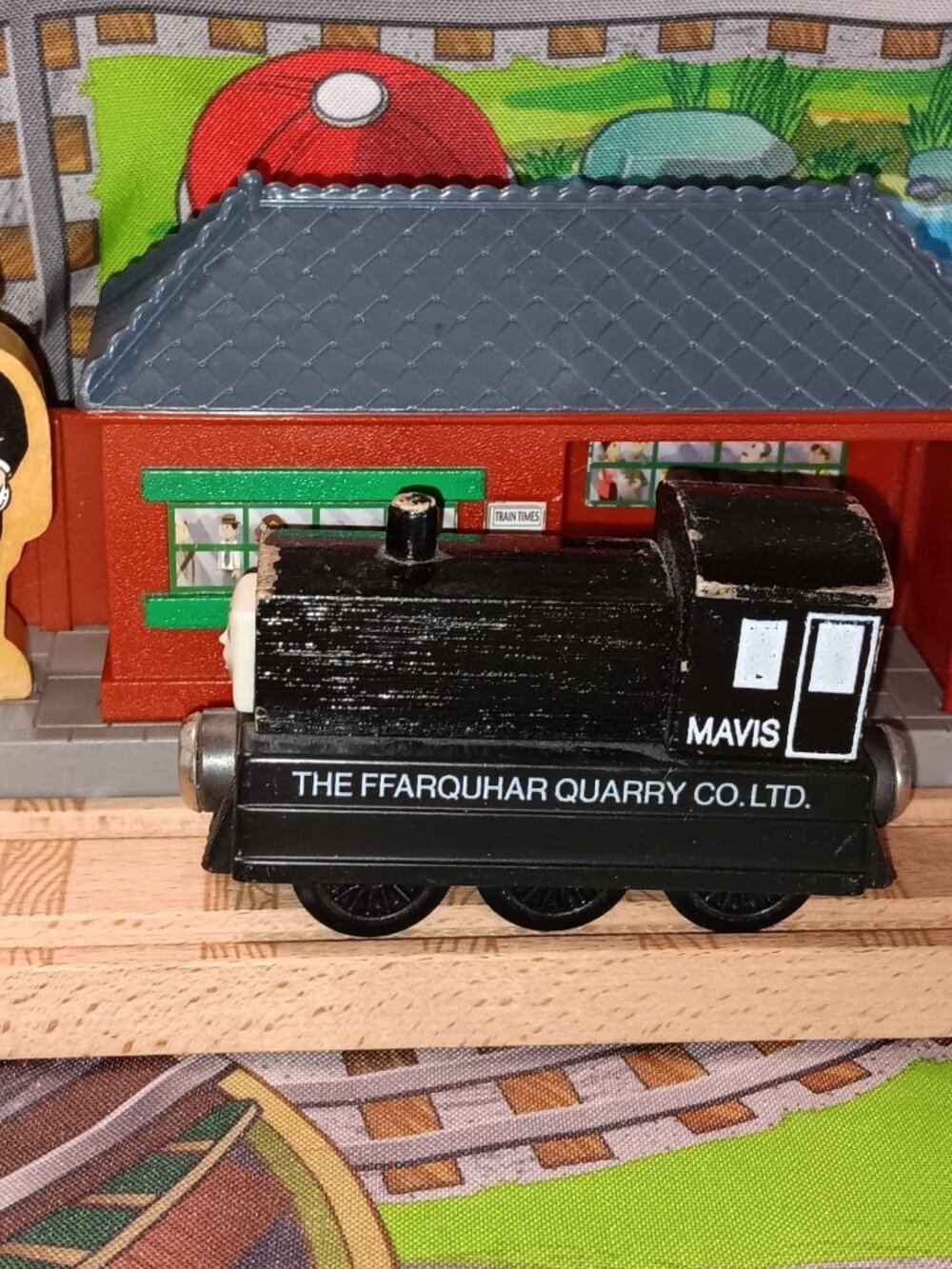 Thomas Wooden Railway Train Track Engine Diesel Mavis